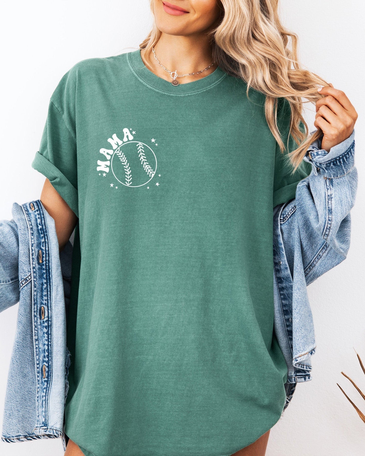 Baseball Mama Game Day Comfort Colors Graphic Tees
