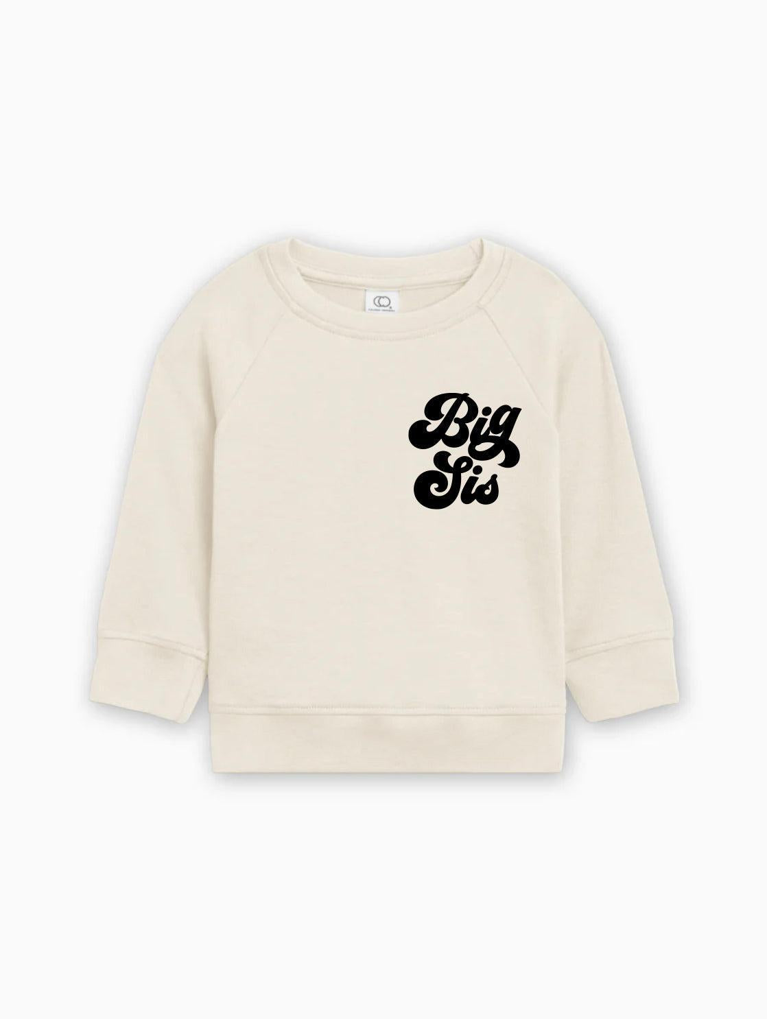 Big Sis Pocket Organic cotton Pullover (Groovy)