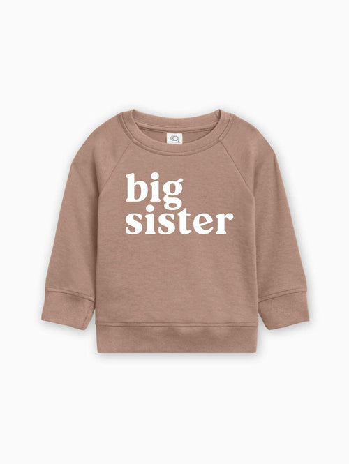 Big Sister Organic Cotton Pullover (Serif)