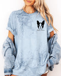 Boston Terrier Dog Mom Comfort Colors T Shirt