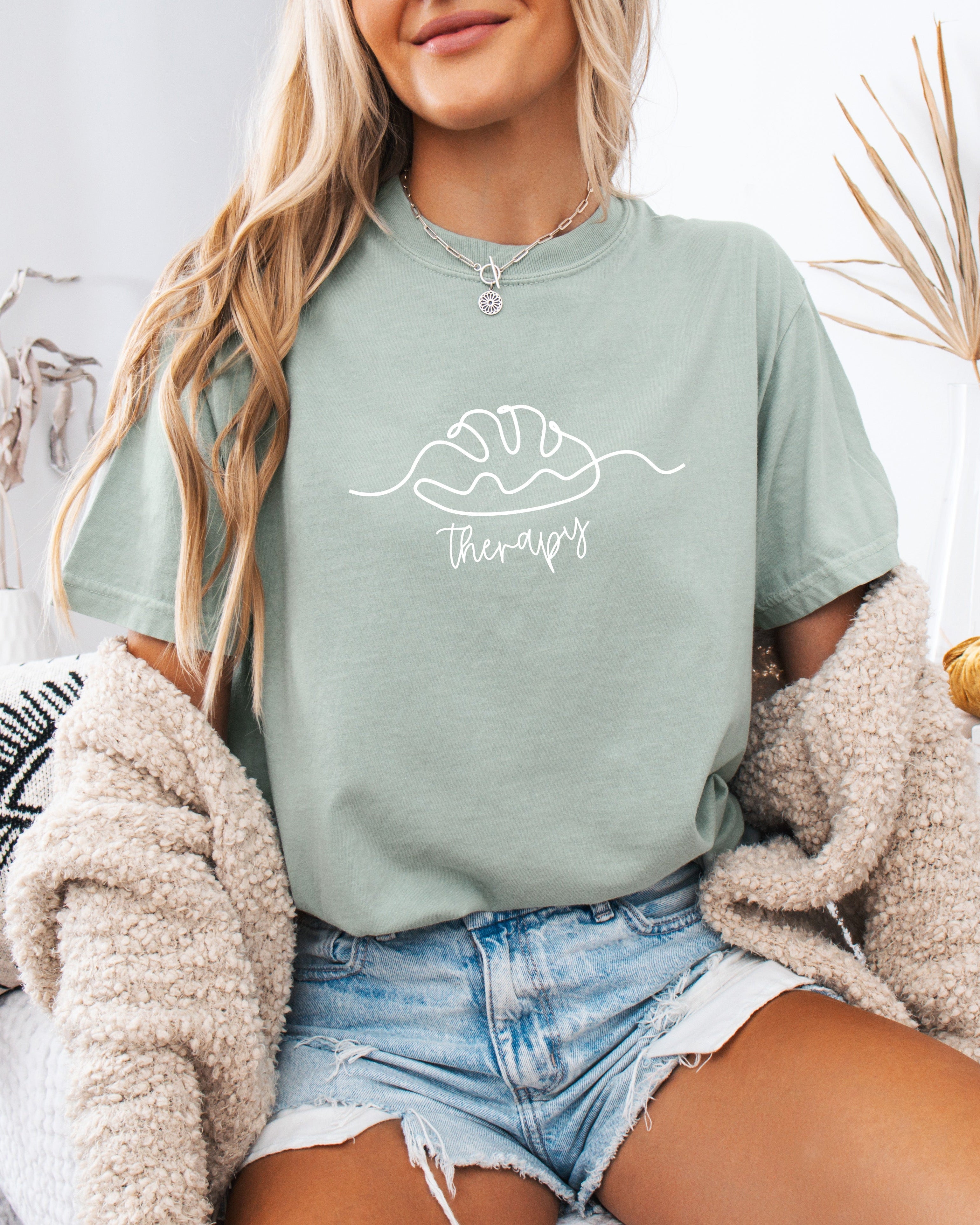 Bread Therapy Sourdough Comfort Colors Garment-Dyed T-Shirt – Home Baker Graphic Tee