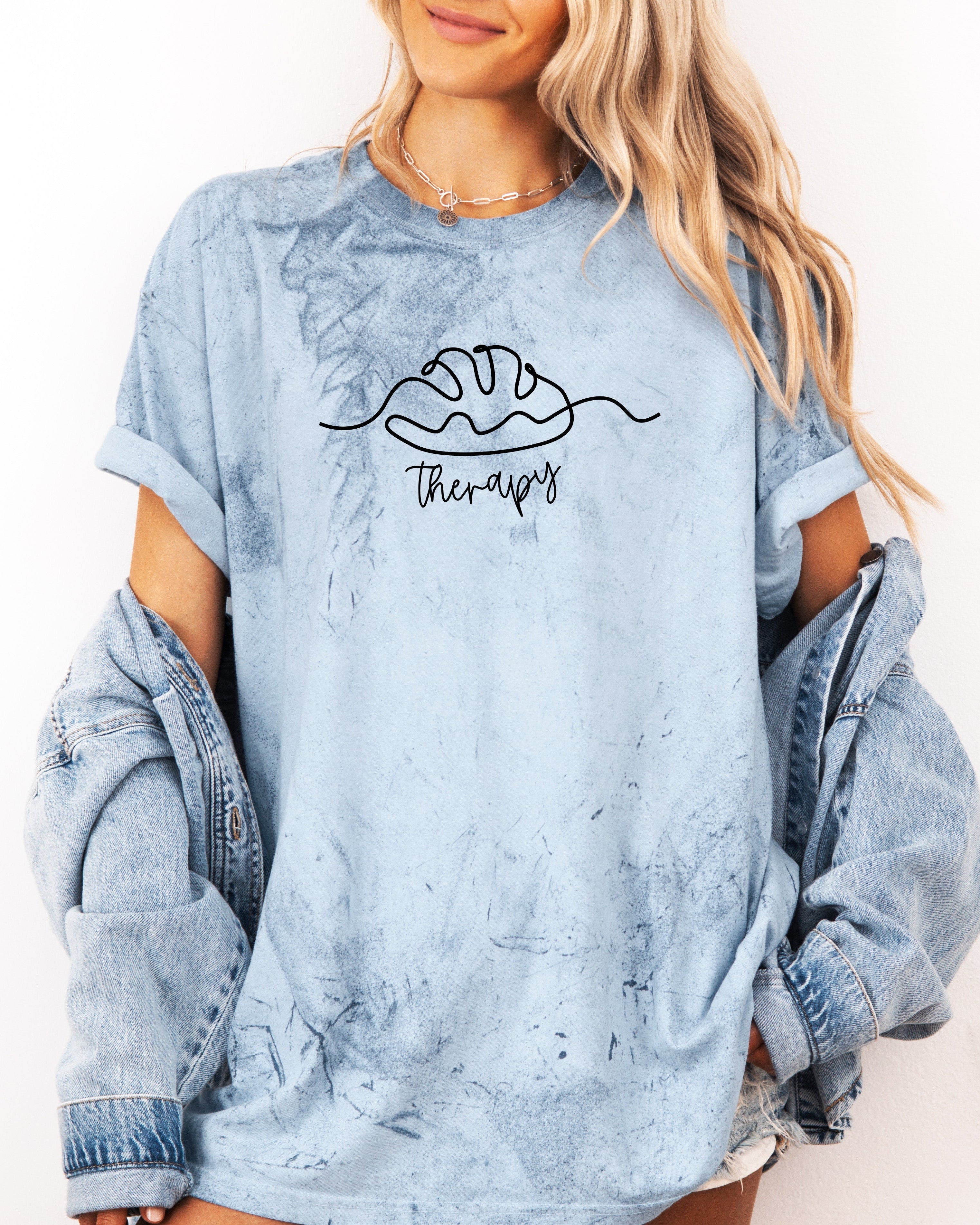 Bread Therapy Sourdough Comfort Colors Garment-Dyed T-Shirt – Home Baker Graphic Tee