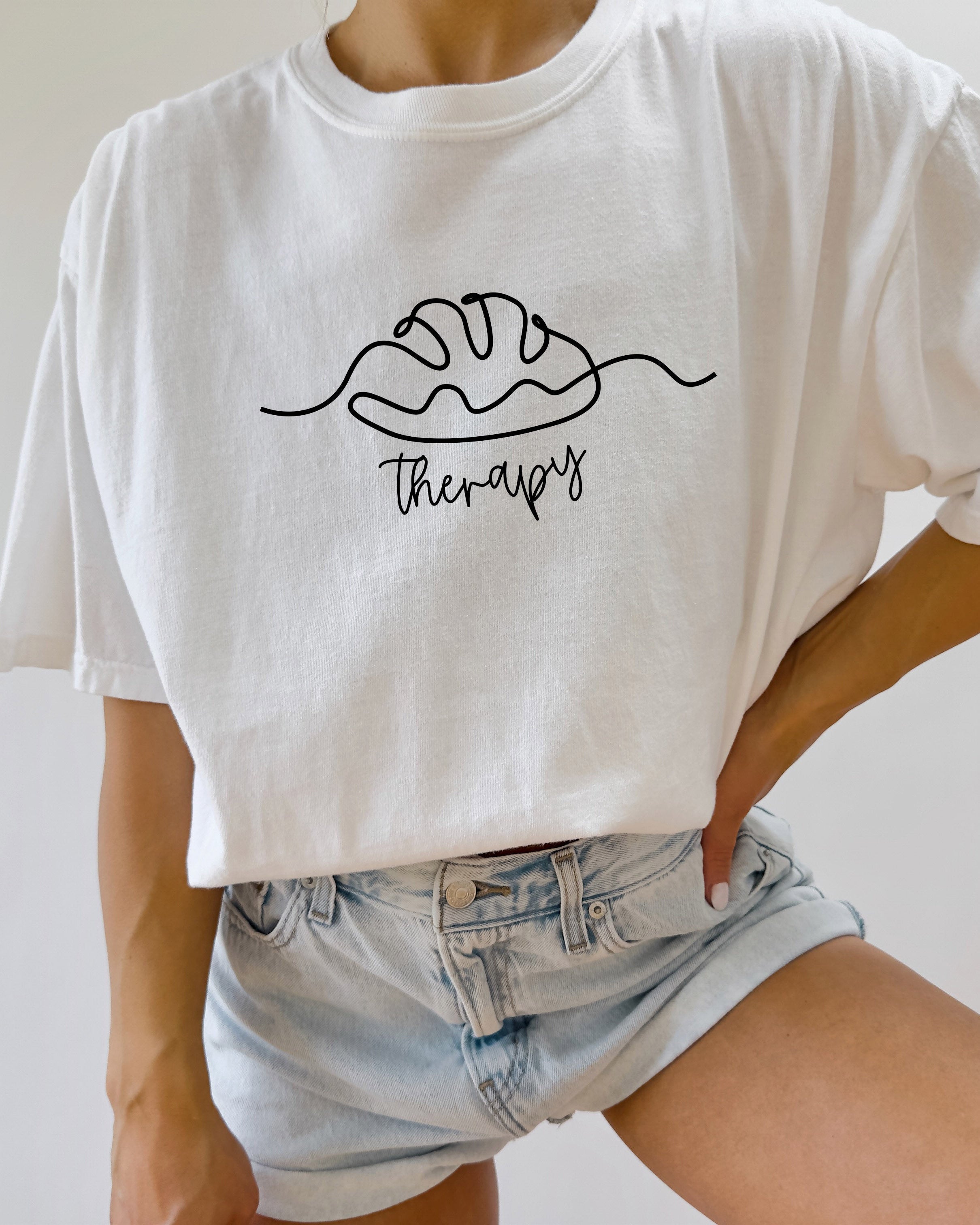 Bread Therapy Sourdough Comfort Colors Garment-Dyed T-Shirt – Home Baker Graphic Tee