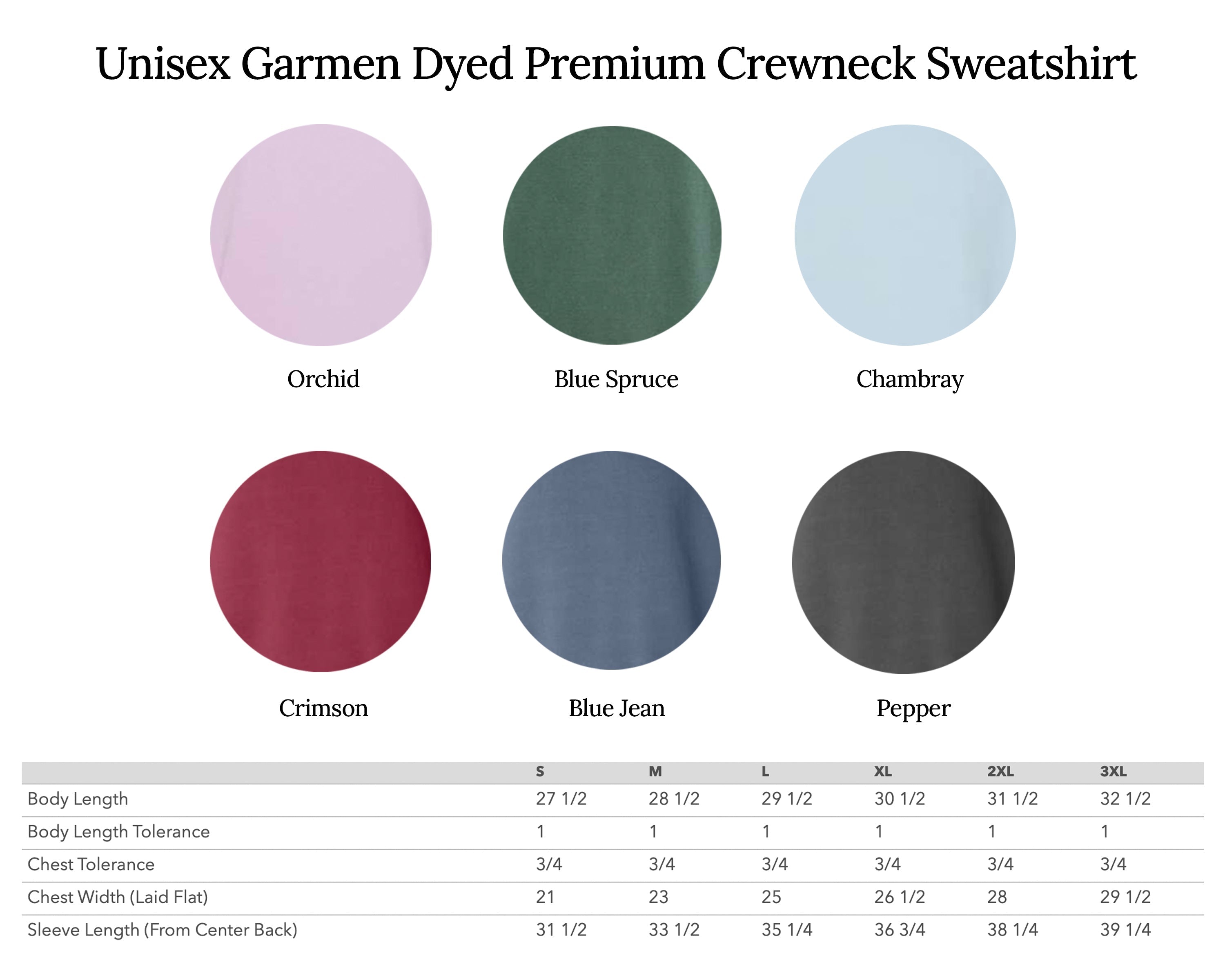 Chicago City Garment Dyed Comfort Colors Sweatshirt