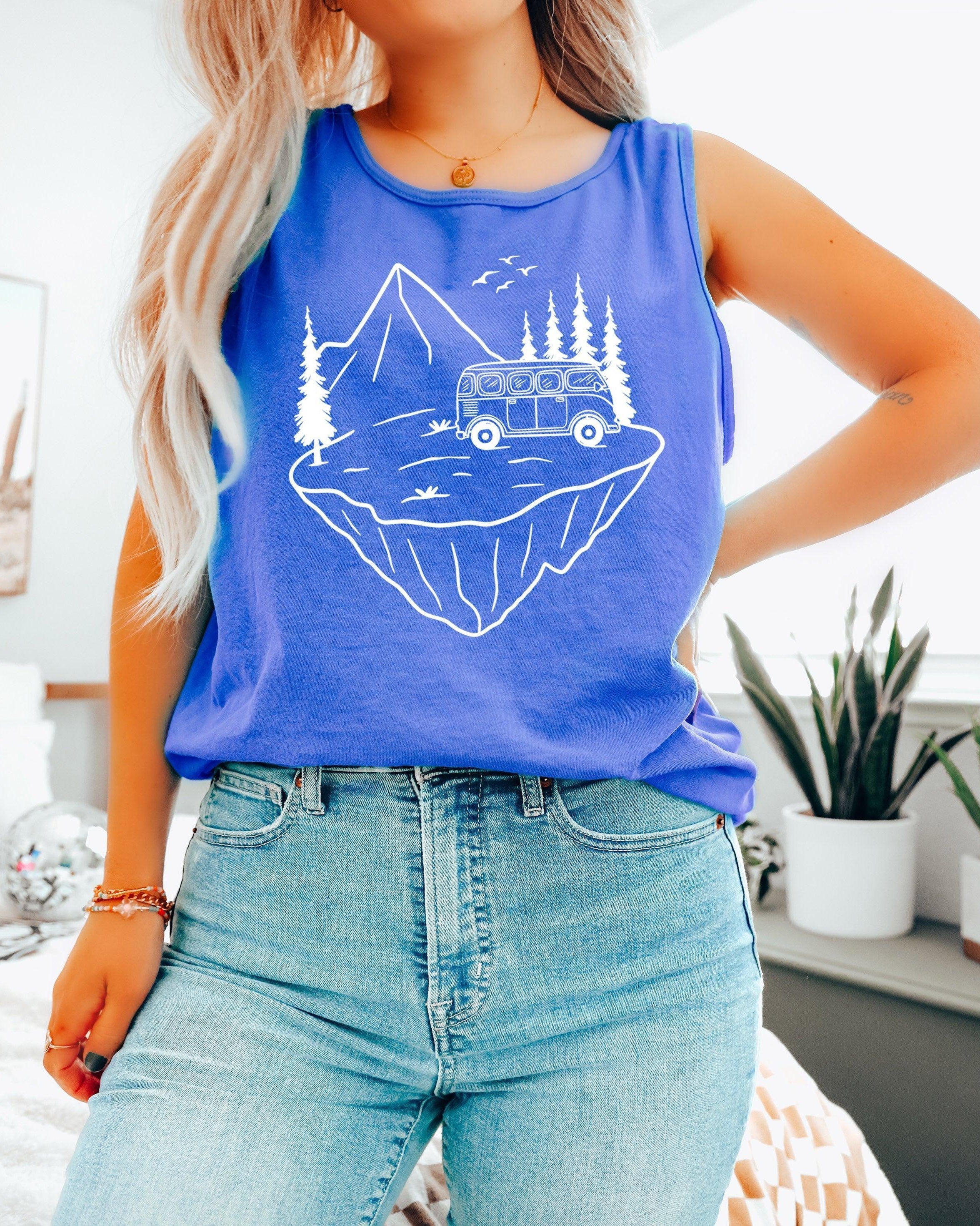 Desert Camping Mountain Hiking Nature Comfort Colors Tank Top