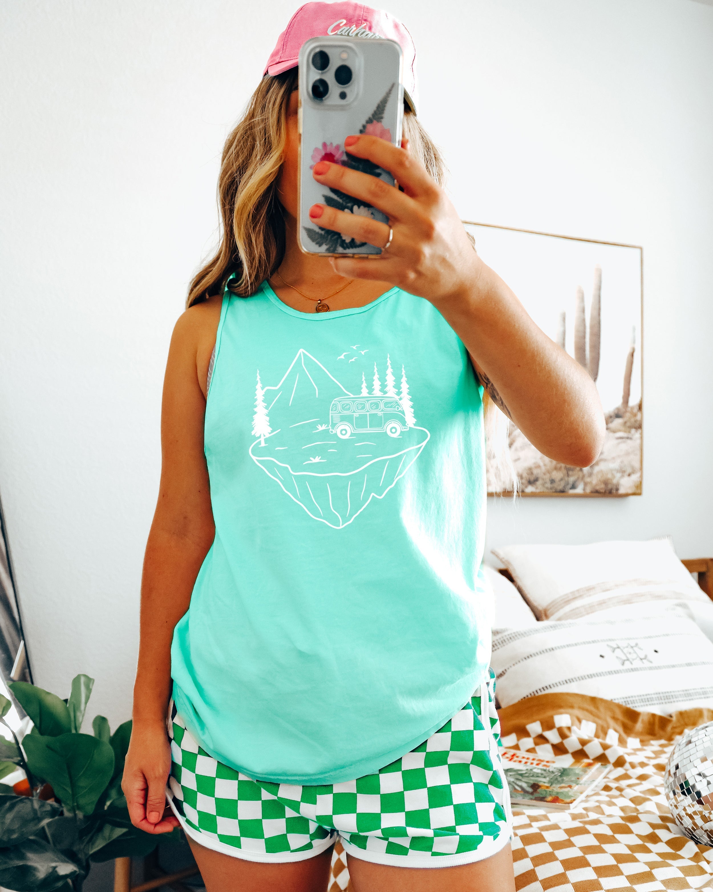 Desert Camping Mountain Hiking Nature Comfort Colors Tank Top