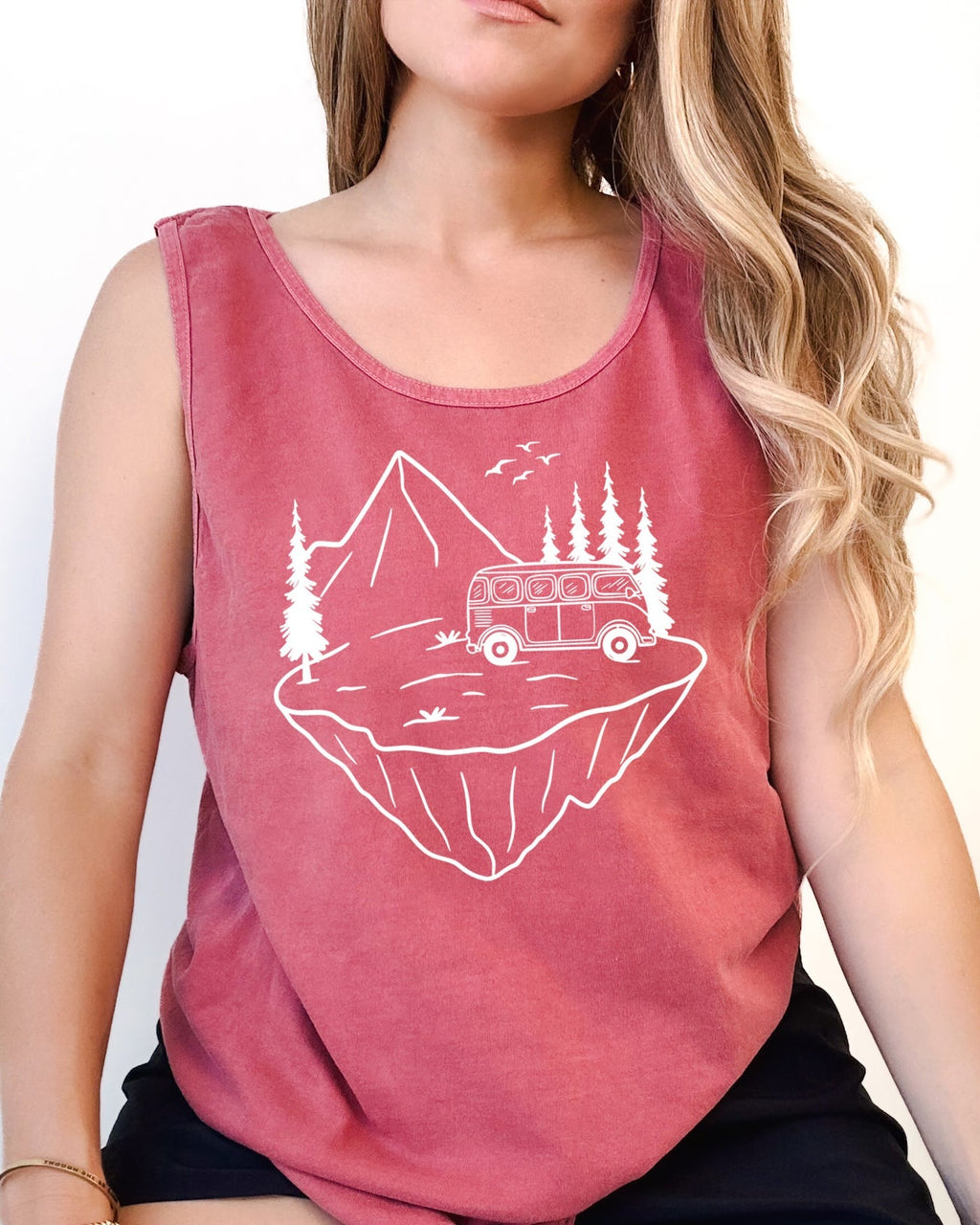 Desert Camping Mountain Hiking Nature Comfort Colors Tank Top