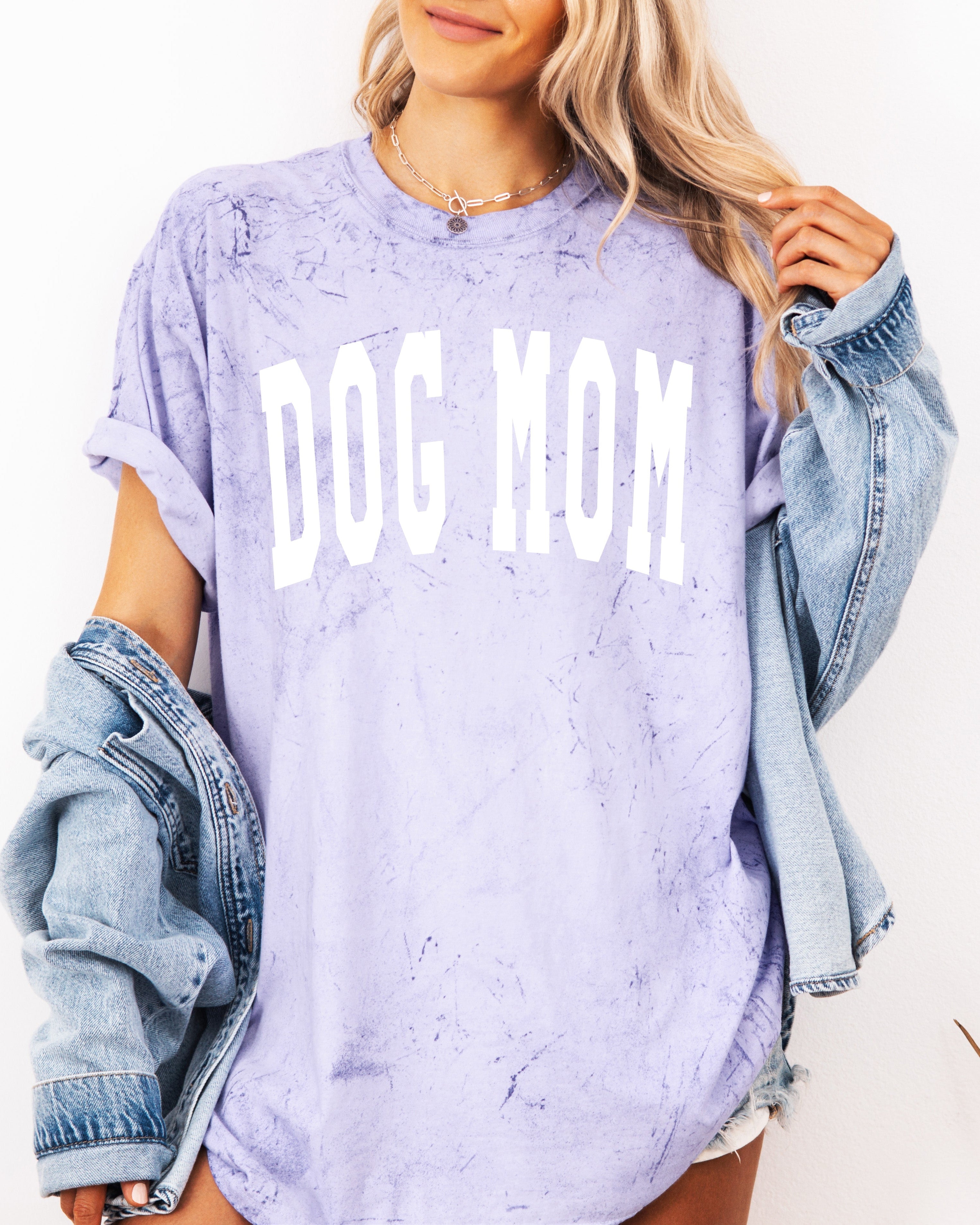 Dog Mom Comfort Colors Garment Dyed T Shirt
