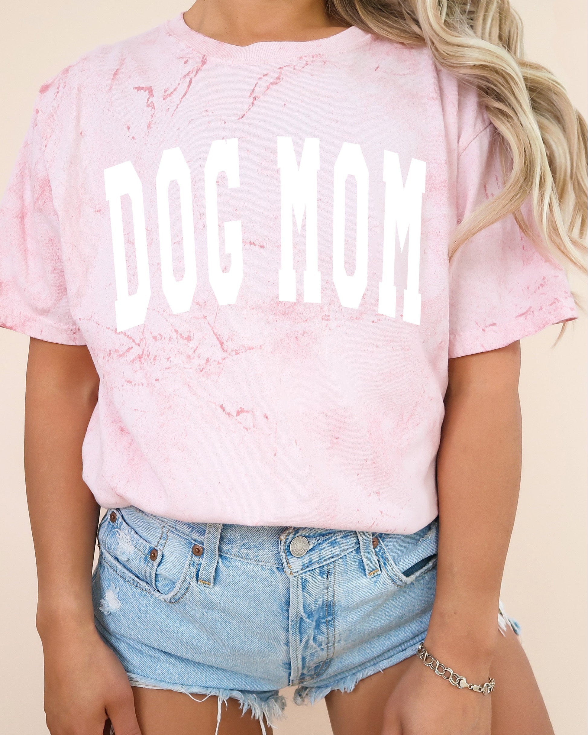Dog Mom Comfort Colors Garment Dyed T Shirt