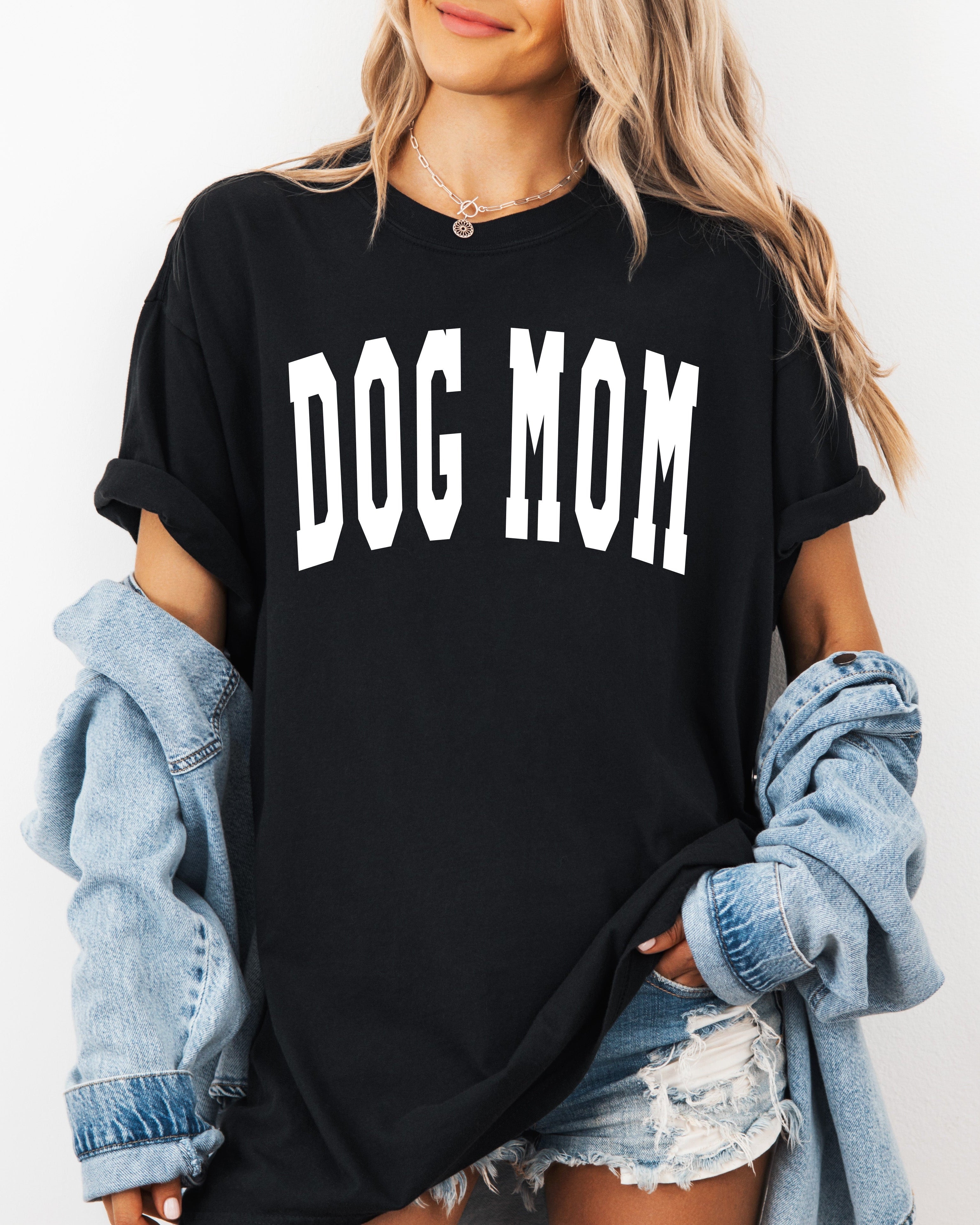 Dog Mom Comfort Colors Garment Dyed T Shirt