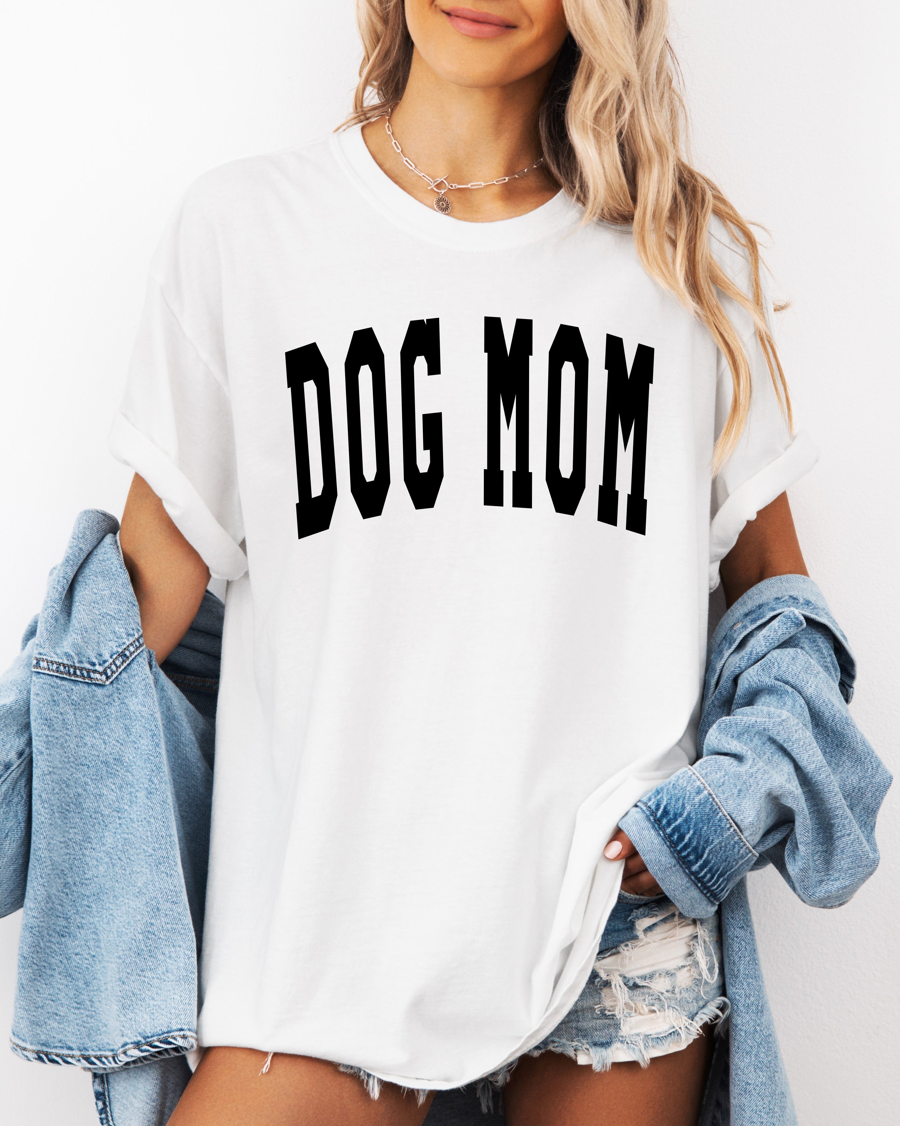 Dog Mom Comfort Colors Garment Dyed T Shirt
