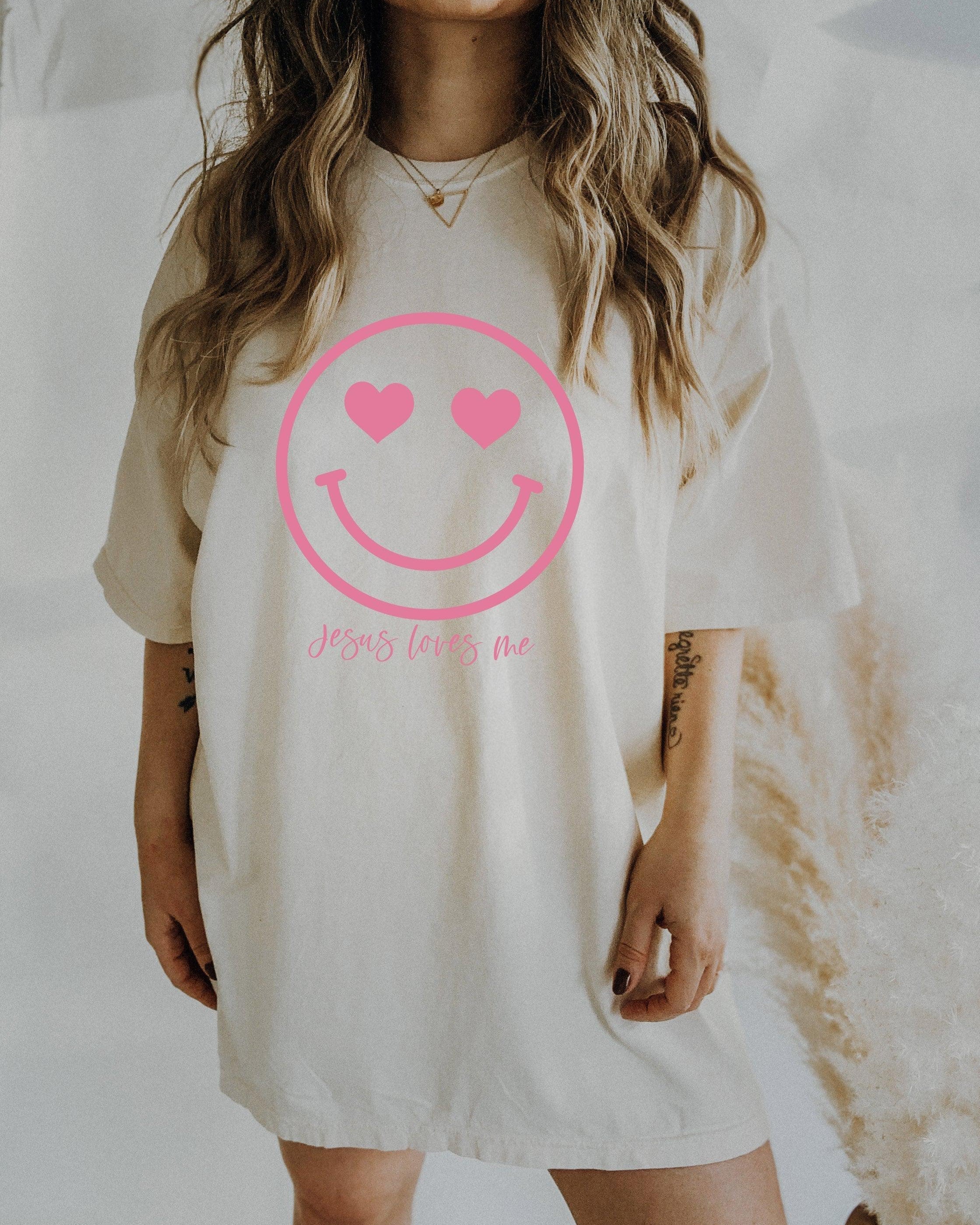 Easter Heart Smile Comfort Colors T Shirt