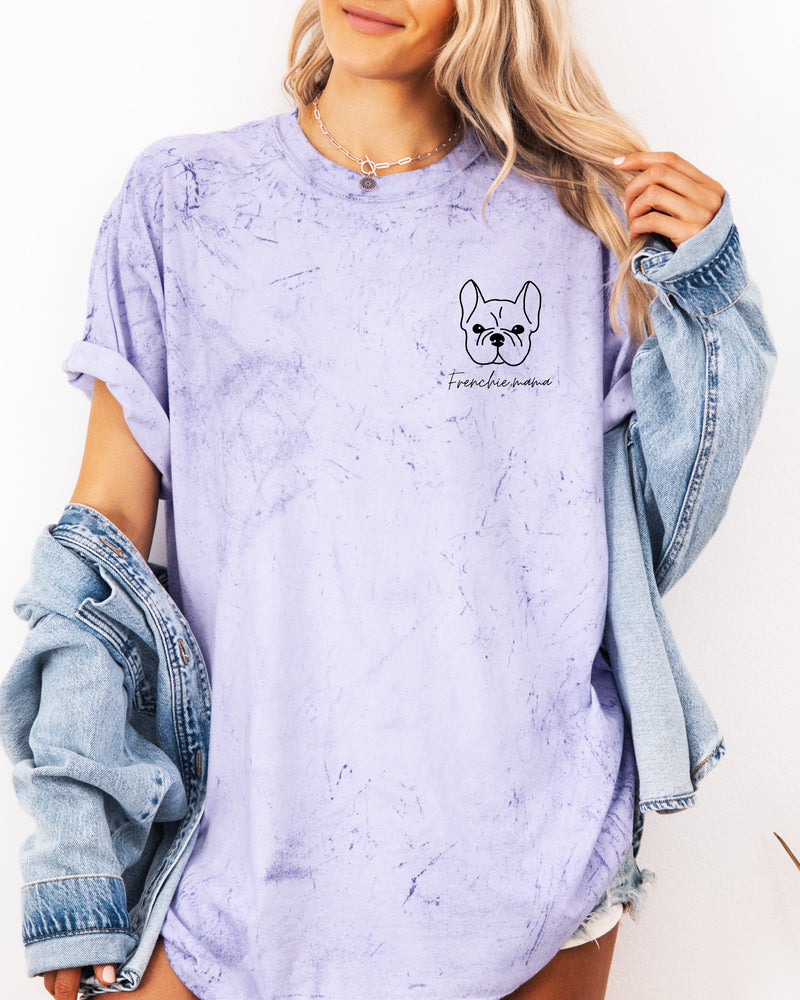 Frenchie French Bulldog Dog Mom Comfort Colors T Shirt
