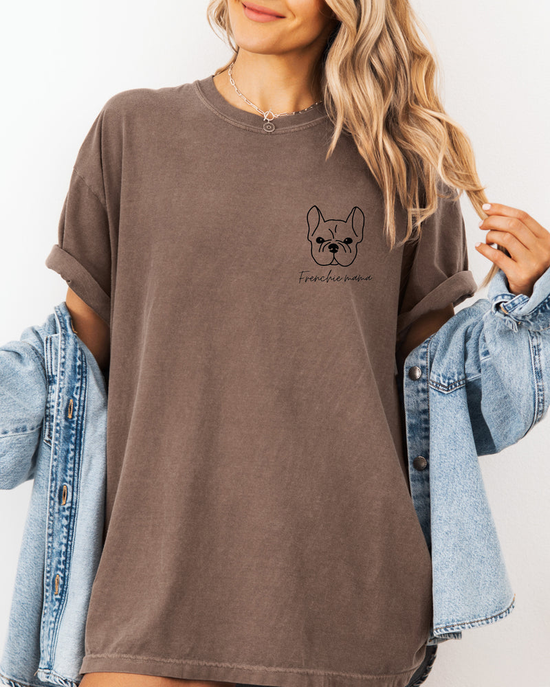 Frenchie French Bulldog Dog Mom Comfort Colors T Shirt
