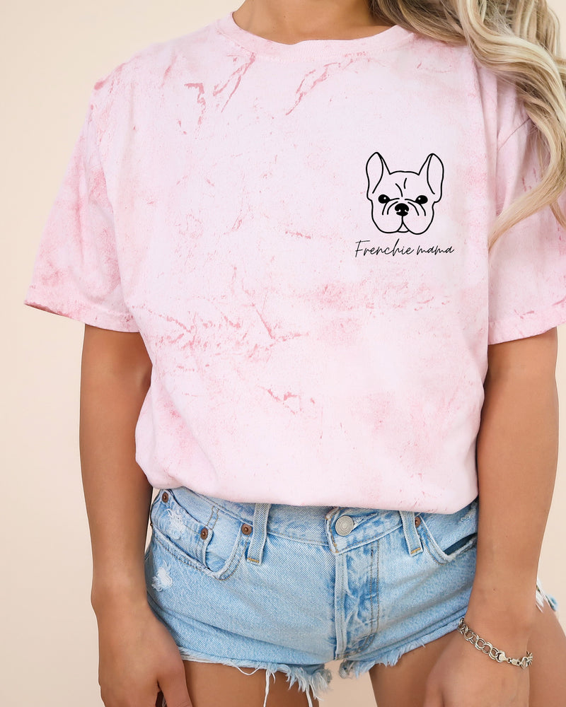 Frenchie French Bulldog Dog Mom Comfort Colors T Shirt