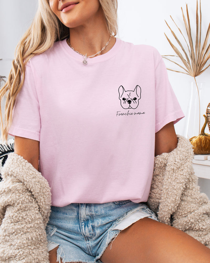 Frenchie French Bulldog Dog Mom Comfort Colors T Shirt