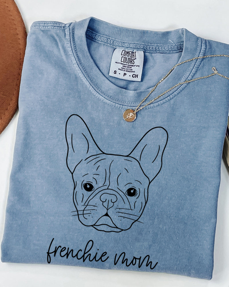 Frenchie Mom French bulldog Dog Mom Comfort Colors T Shirt