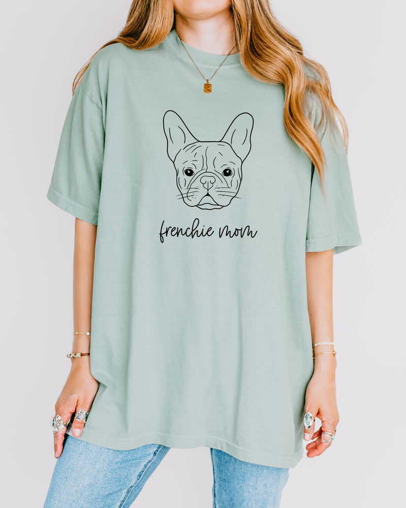 Frenchie Mom French bulldog Dog Mom Comfort Colors T Shirt