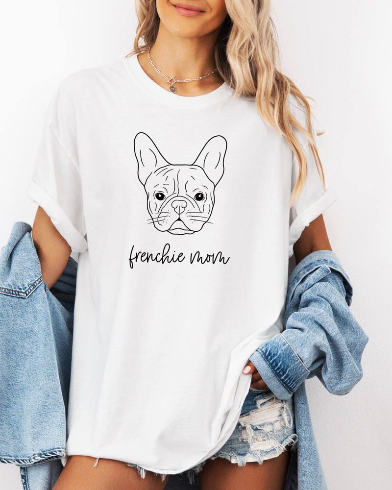 Frenchie Mom French bulldog Dog Mom Comfort Colors T Shirt