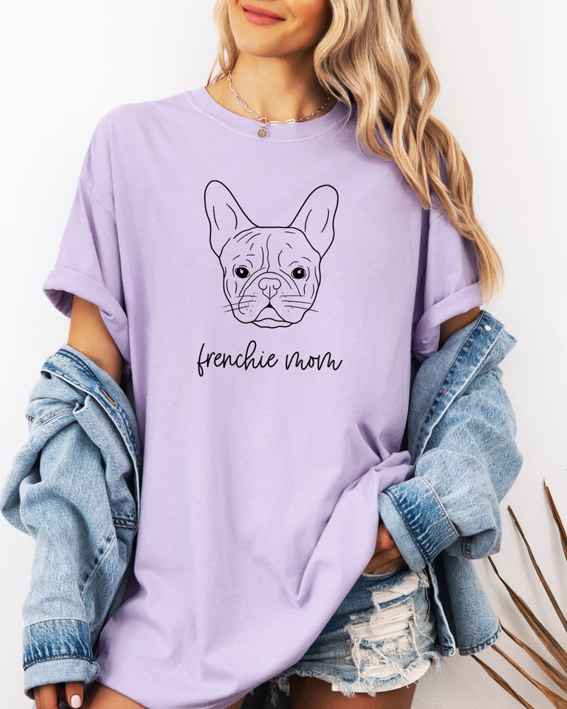 Frenchie Mom French bulldog Dog Mom Comfort Colors T Shirt