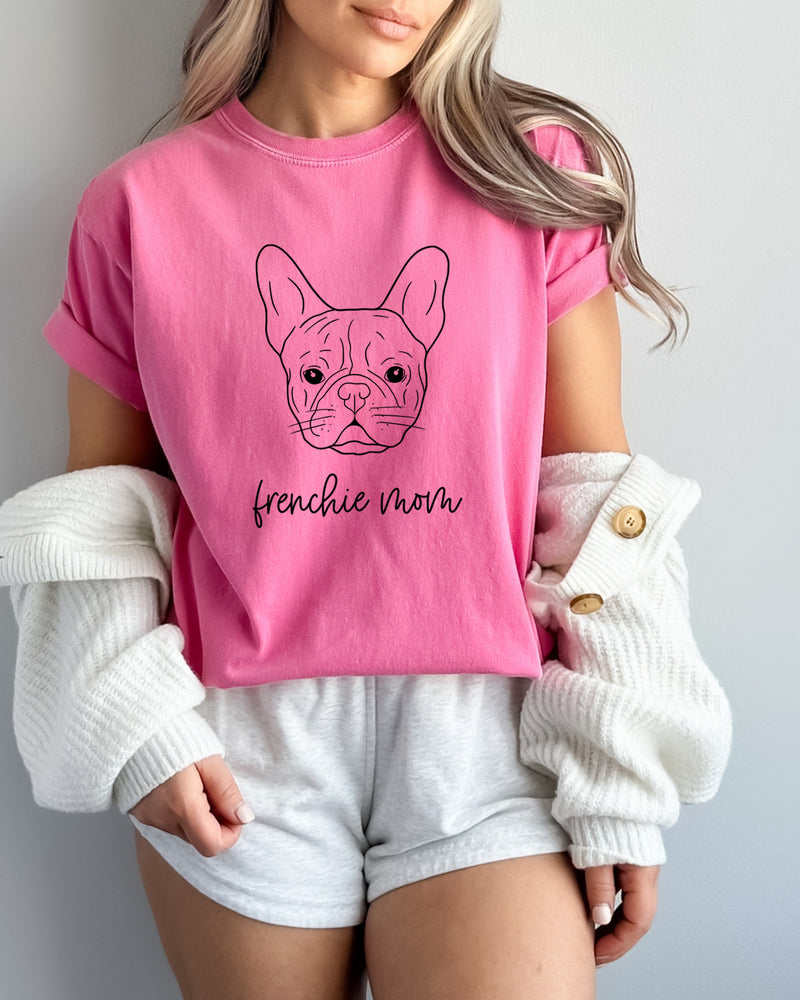 Frenchie Mom French bulldog Dog Mom Comfort Colors T Shirt