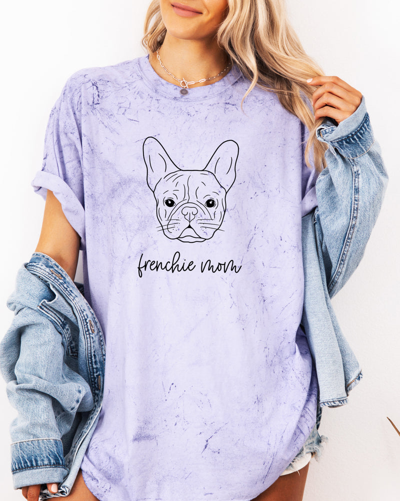 Frenchie Mom French bulldog Dog Mom Comfort Colors T Shirt