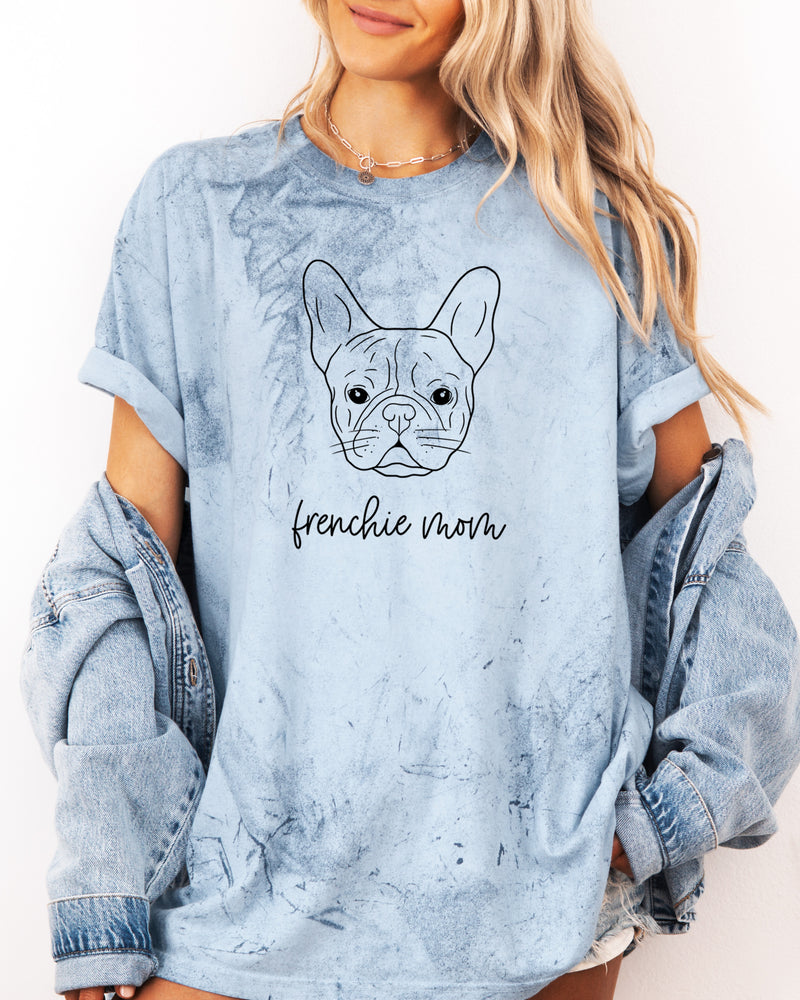 Frenchie Mom French bulldog Dog Mom Comfort Colors T Shirt