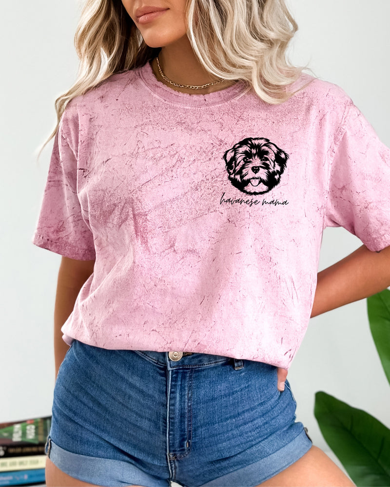 Havanese Dog Mom Comfort Colors T Shirt