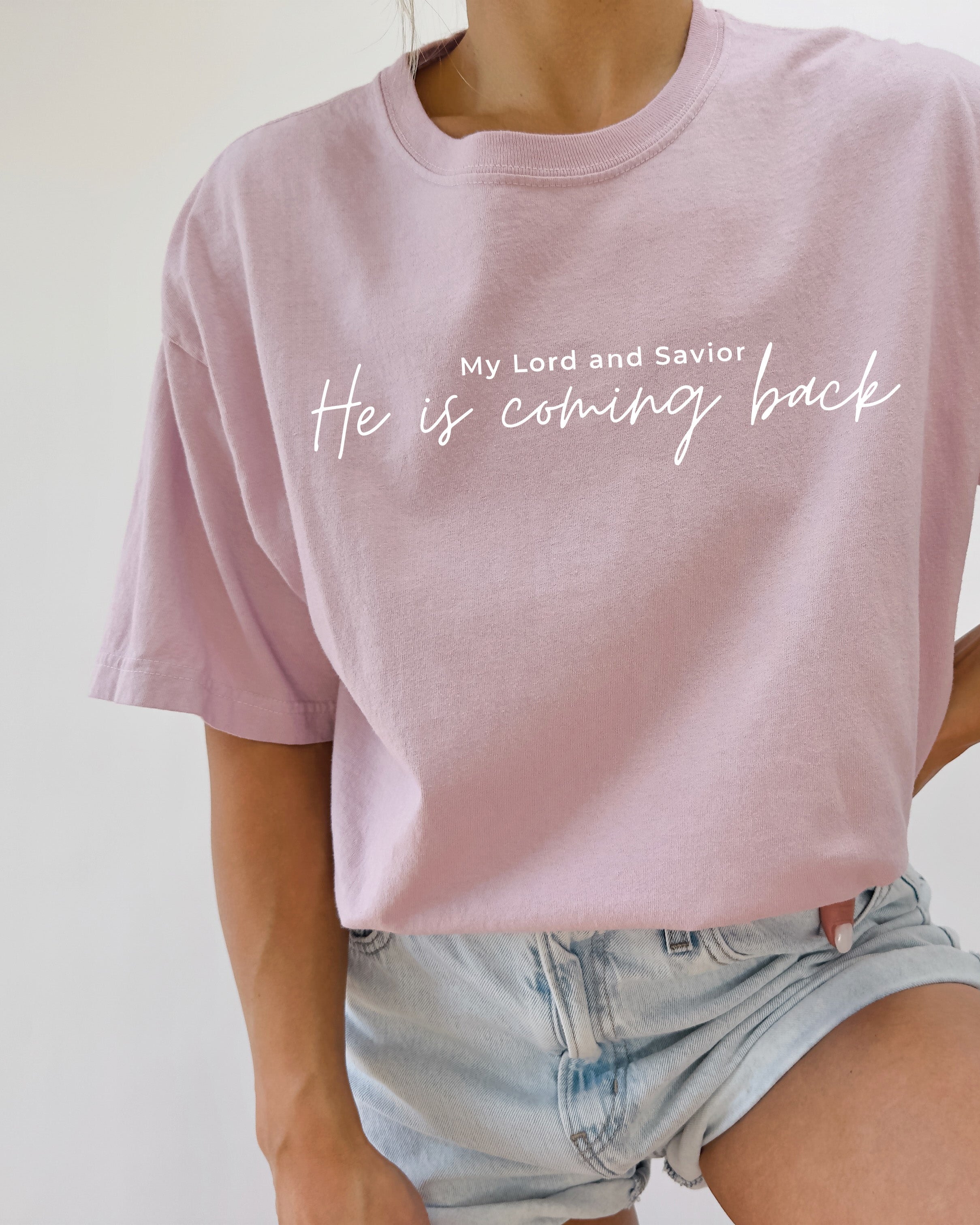 He is coming back Christian Comfort Colors T Shirt