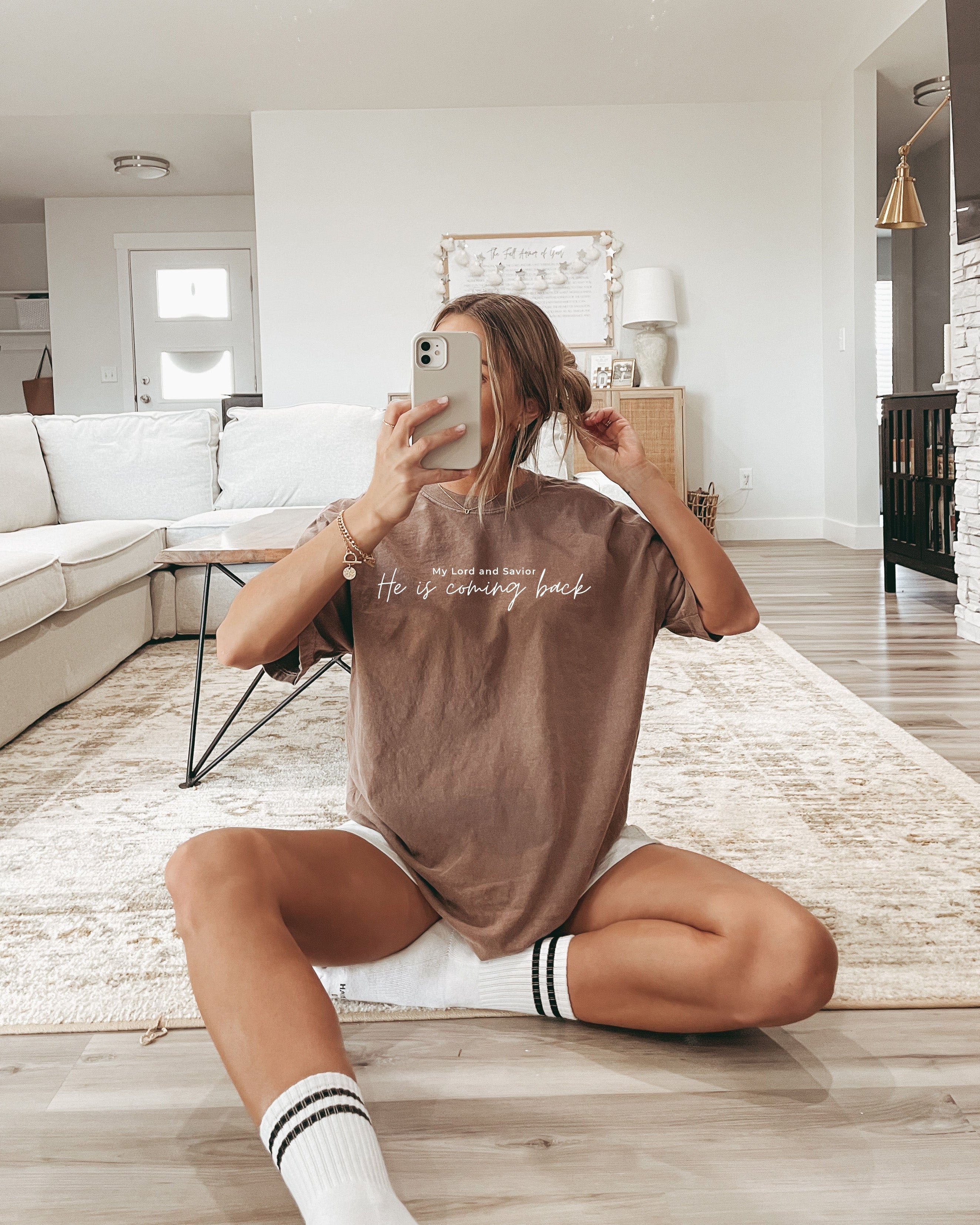 He is coming back Christian Comfort Colors T Shirt