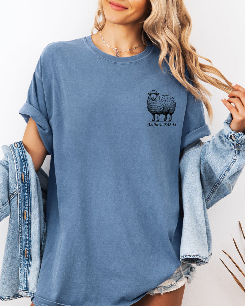 He left the 99 to find me Christian Garment Dyed T Shirt