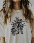 Heart Anatomy Comfort Colors T Shirt
