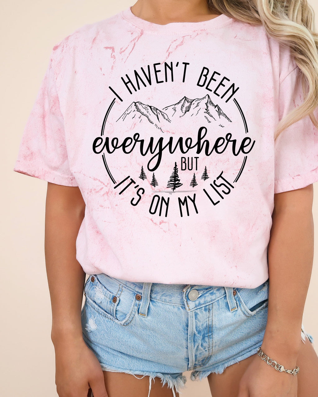 I haven't been everywhere Camping Hiking Comfort Colors T Shirt