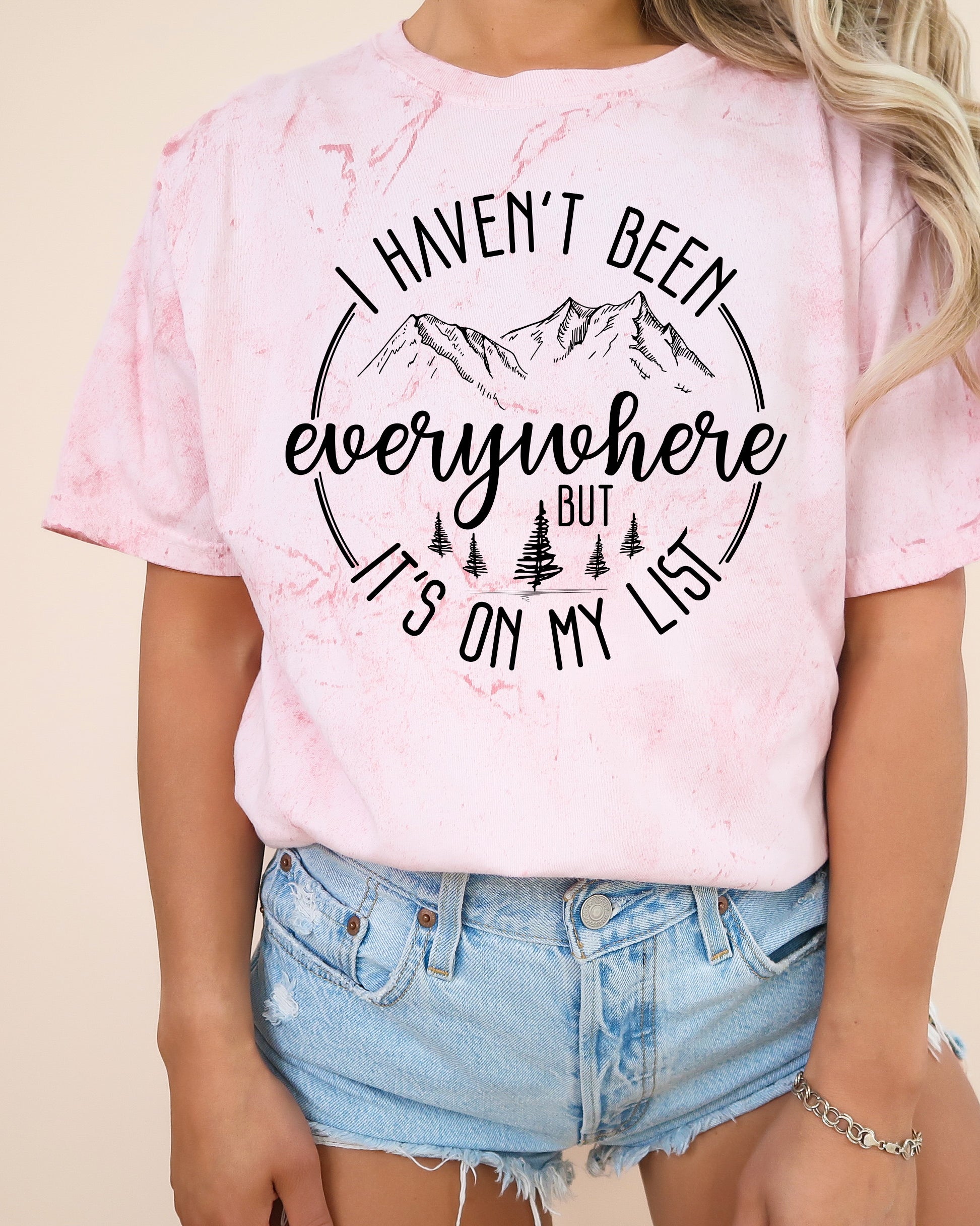 I haven't been everywhere Camping Hiking Comfort Colors T Shirt