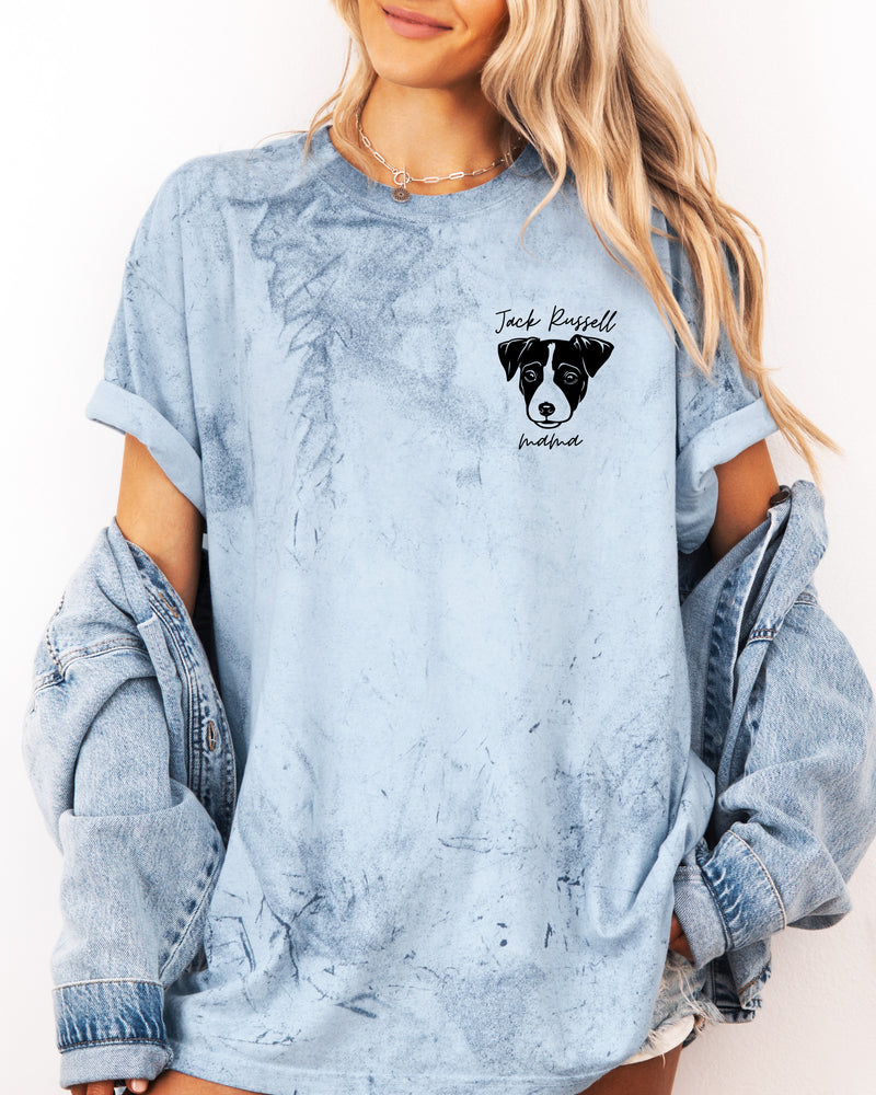 Jack Russell Dog Mom Comfort Colors T Shirt