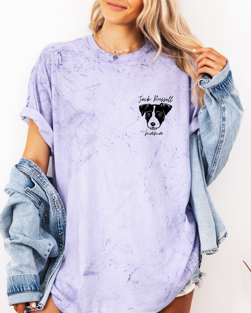 Jack Russell Dog Mom Comfort Colors T Shirt
