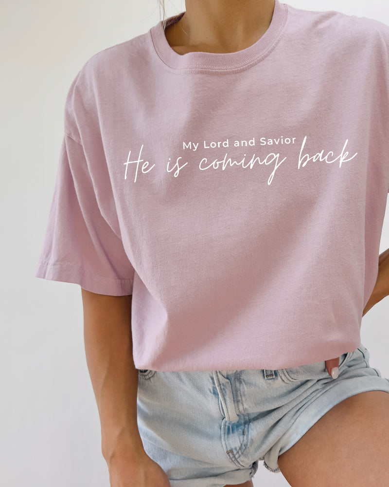 Jesus He is coming back Comfort Colors Christian T Shirt