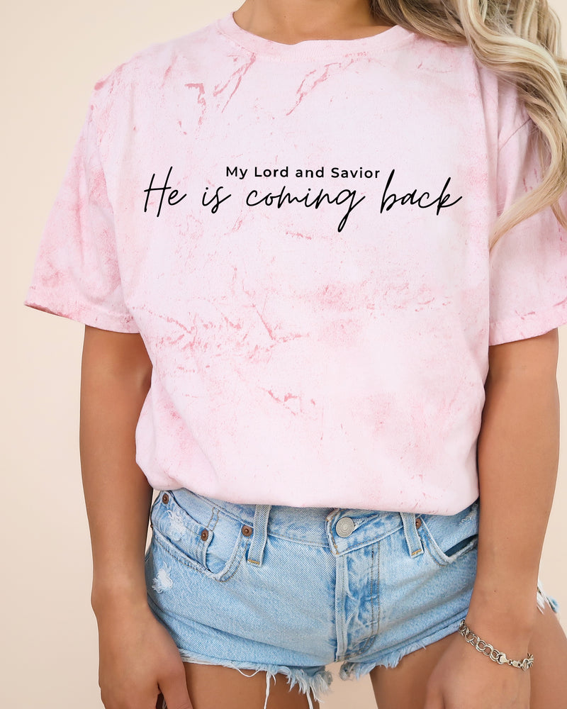 Jesus He is coming back Comfort Colors Christian T Shirt