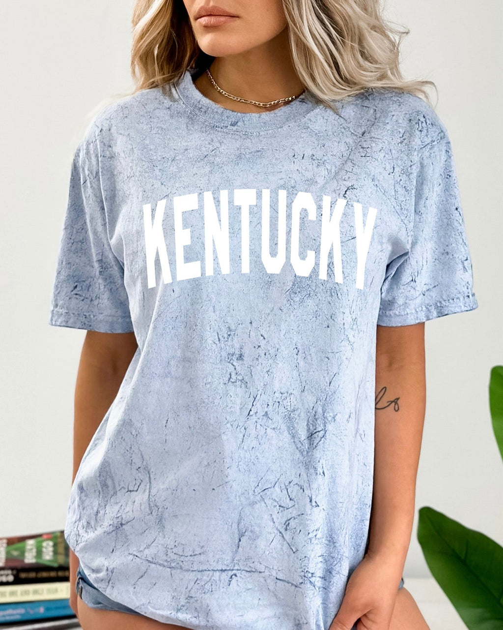 Kentucky State City Comfort Colors T Shirt (Condensed Font)