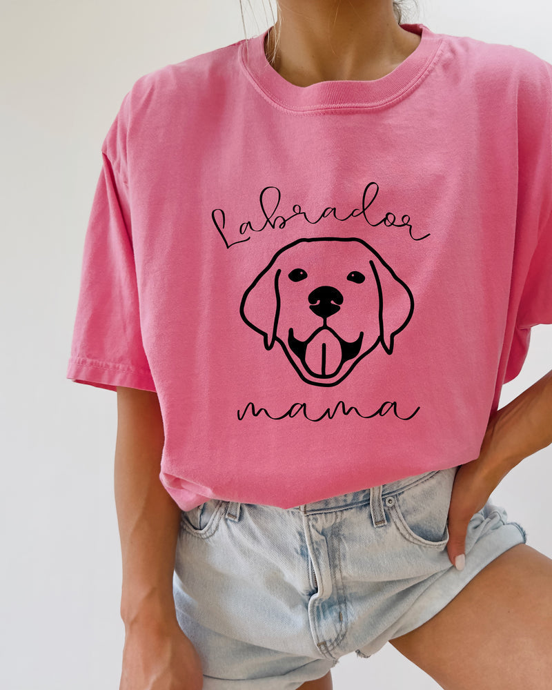 Labrador Retriever Dog Mom Comfort Colors T Shirt (Copy)