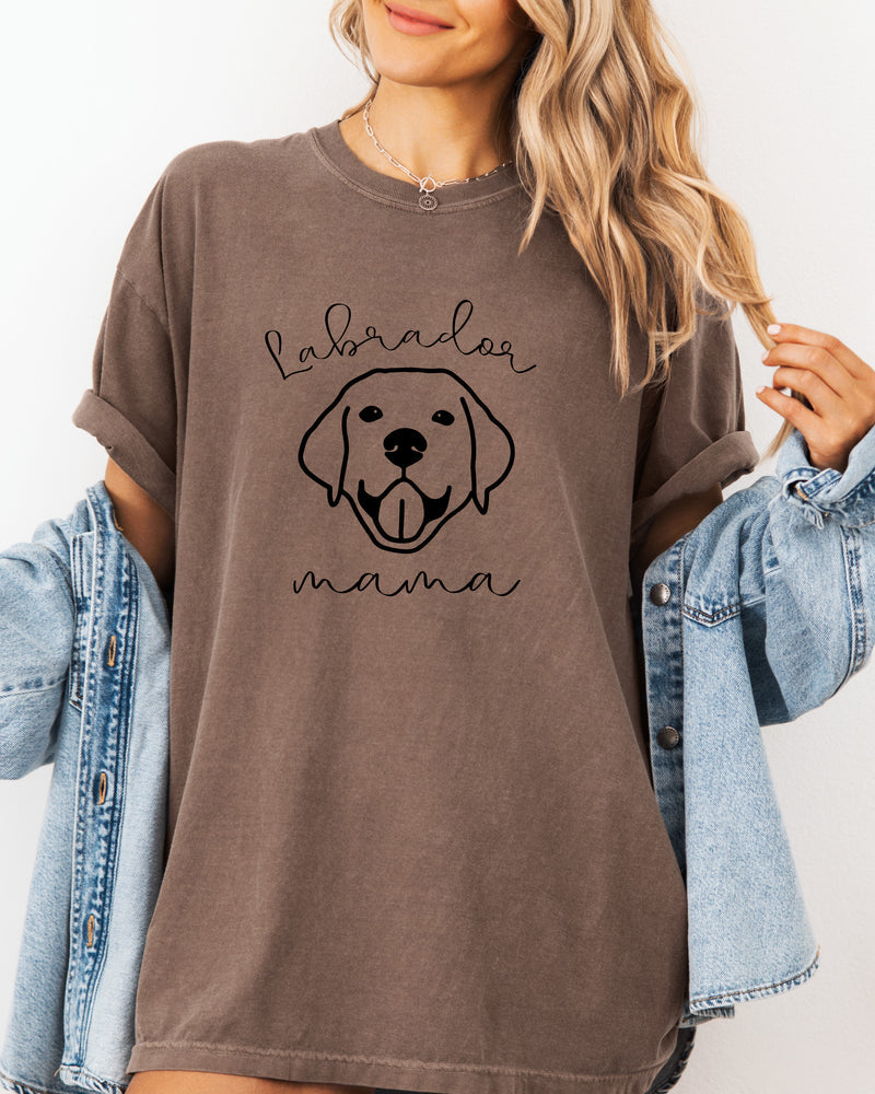 Labrador Retriever Dog Mom Comfort Colors T Shirt (Copy)