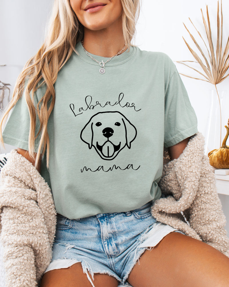 Labrador Retriever Dog Mom Comfort Colors T Shirt (Copy)