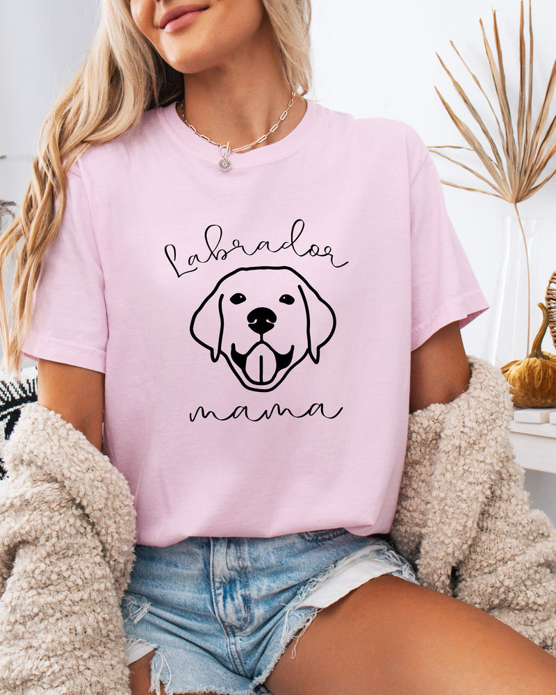 Labrador Retriever Dog Mom Comfort Colors T Shirt (Copy)