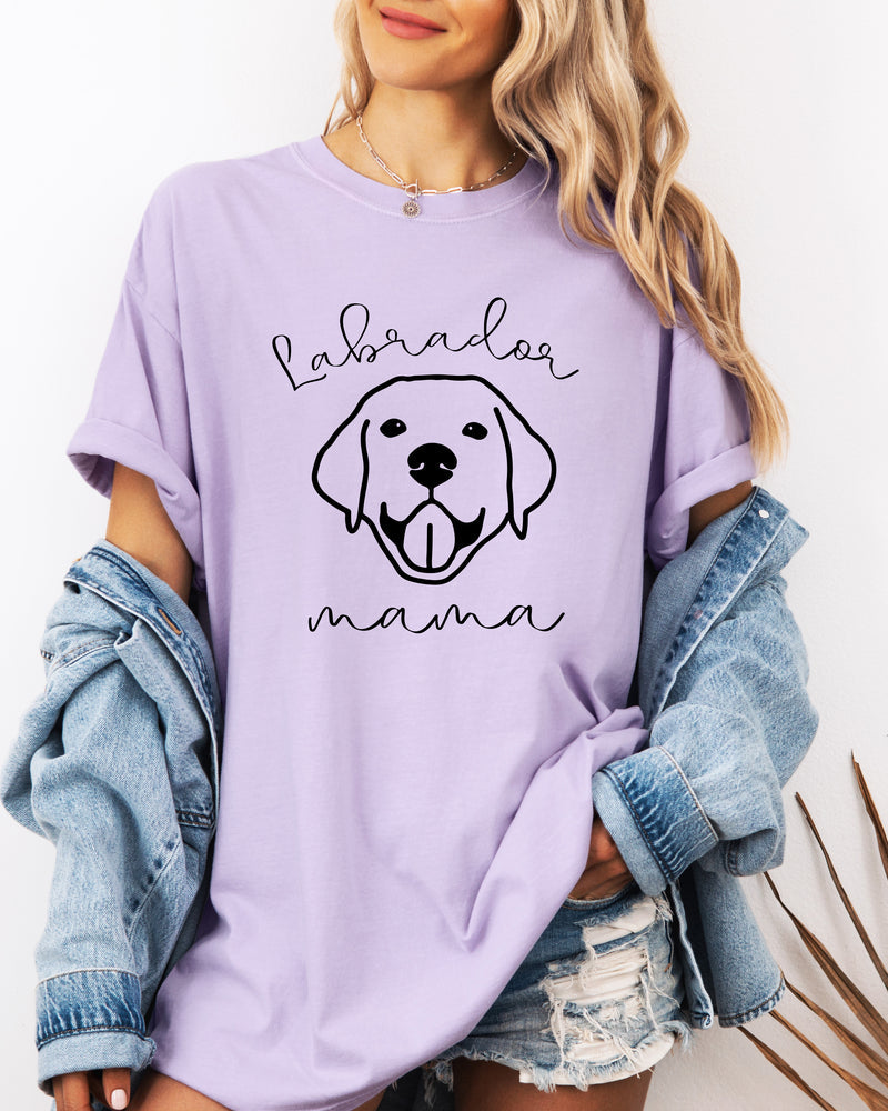 Labrador Retriever Dog Mom Comfort Colors T Shirt (Copy)