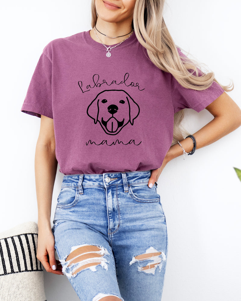 Labrador Retriever Dog Mom Comfort Colors T Shirt (Copy)