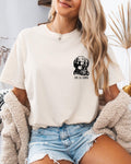 Life is Golden Retriever Dog Mom Comfort Colors T Shirt (Left)