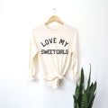 Love My Sweet Girls Girl Mom Long Sleeve T shirt