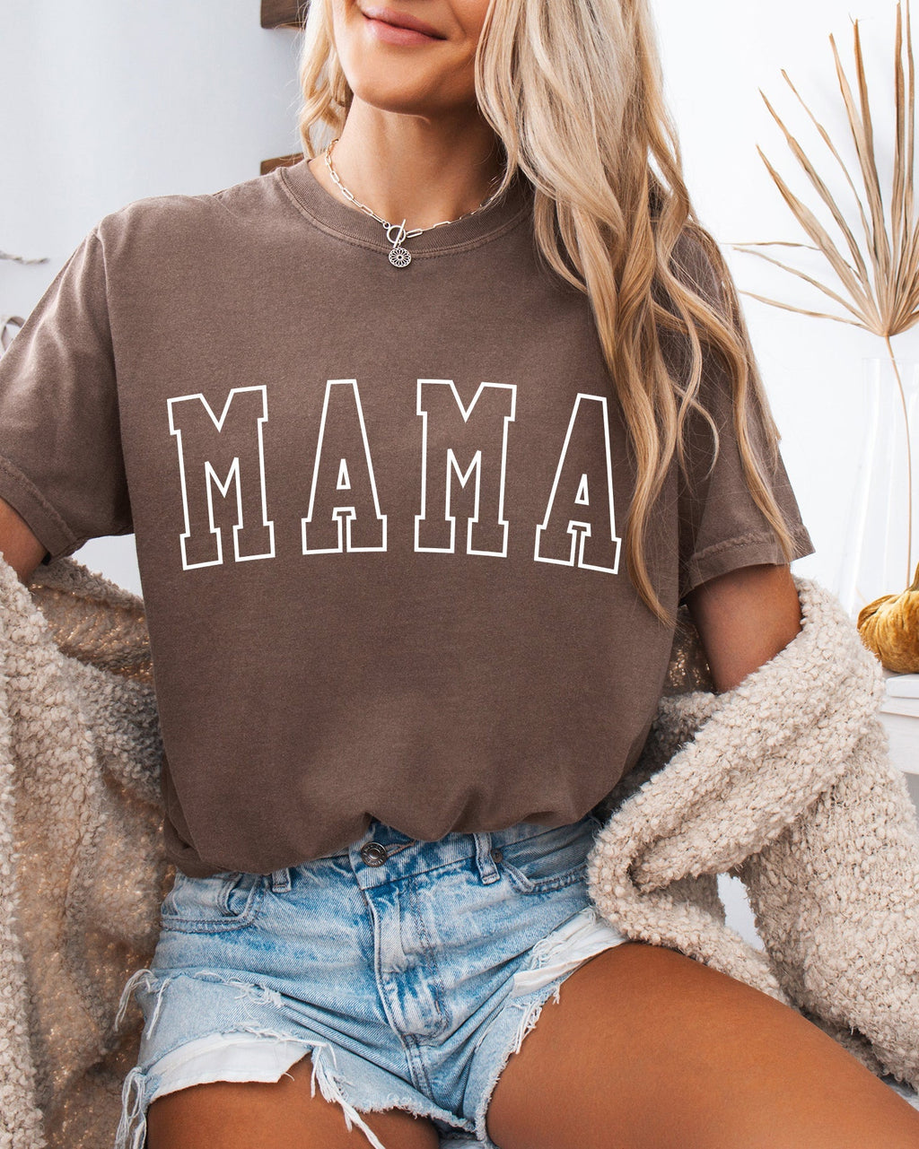 Mama Comfort Colors Graphic Tees (Outlined Font)