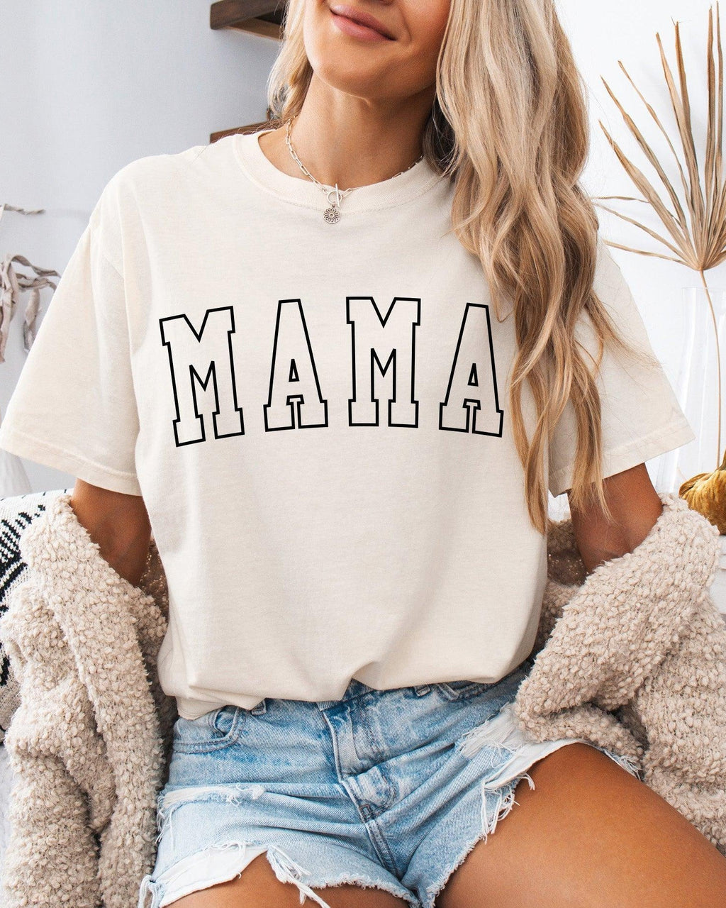 Mama Comfort Colors Graphic Tees (Outlined Font)