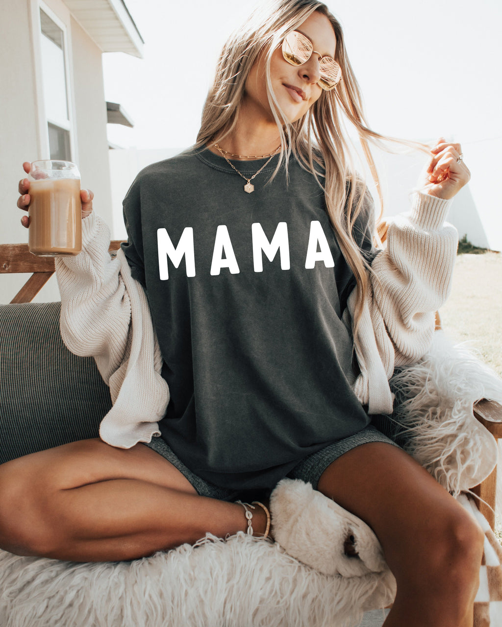 Mama Comfort Colors Graphic Tees (Round Font)